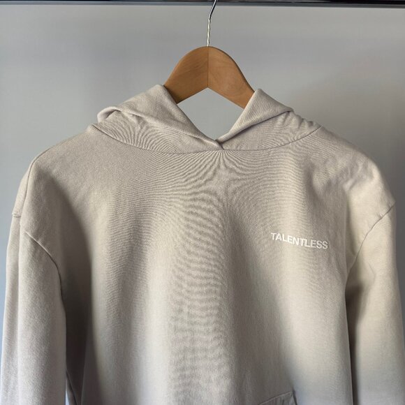 TALENTLESS Cream Hoodie - Picture 4 of 5